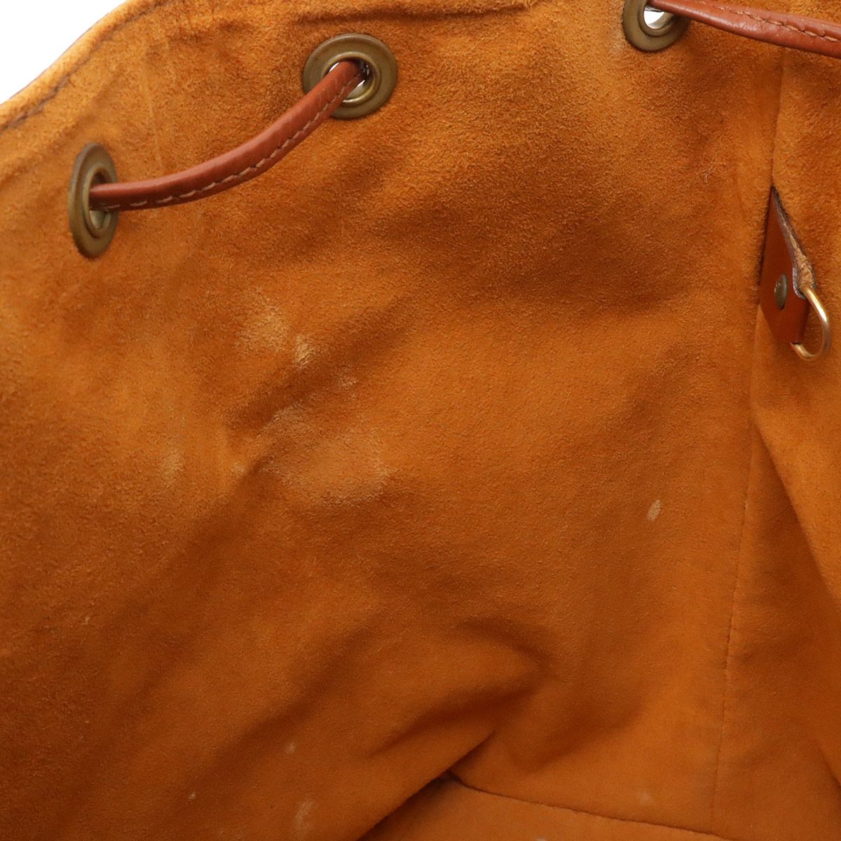 Louis Vuitton Epi Petit Noe Drawstring Shoulder Bag Semi Kenya Brown — view 8