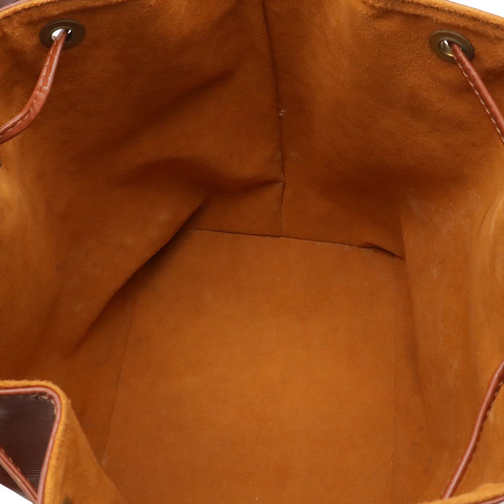 Louis Vuitton Epi Petit Noe Drawstring Shoulder Bag Semi Kenya Brown — view 6