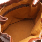 Louis Vuitton Epi Noe Drawstring Shoulder Bag Bicolor Leather Kenya Brown — view 6