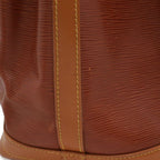 Louis Vuitton Epi Noe Drawstring Shoulder Bag Bicolor Leather Kenya Brown — view 4