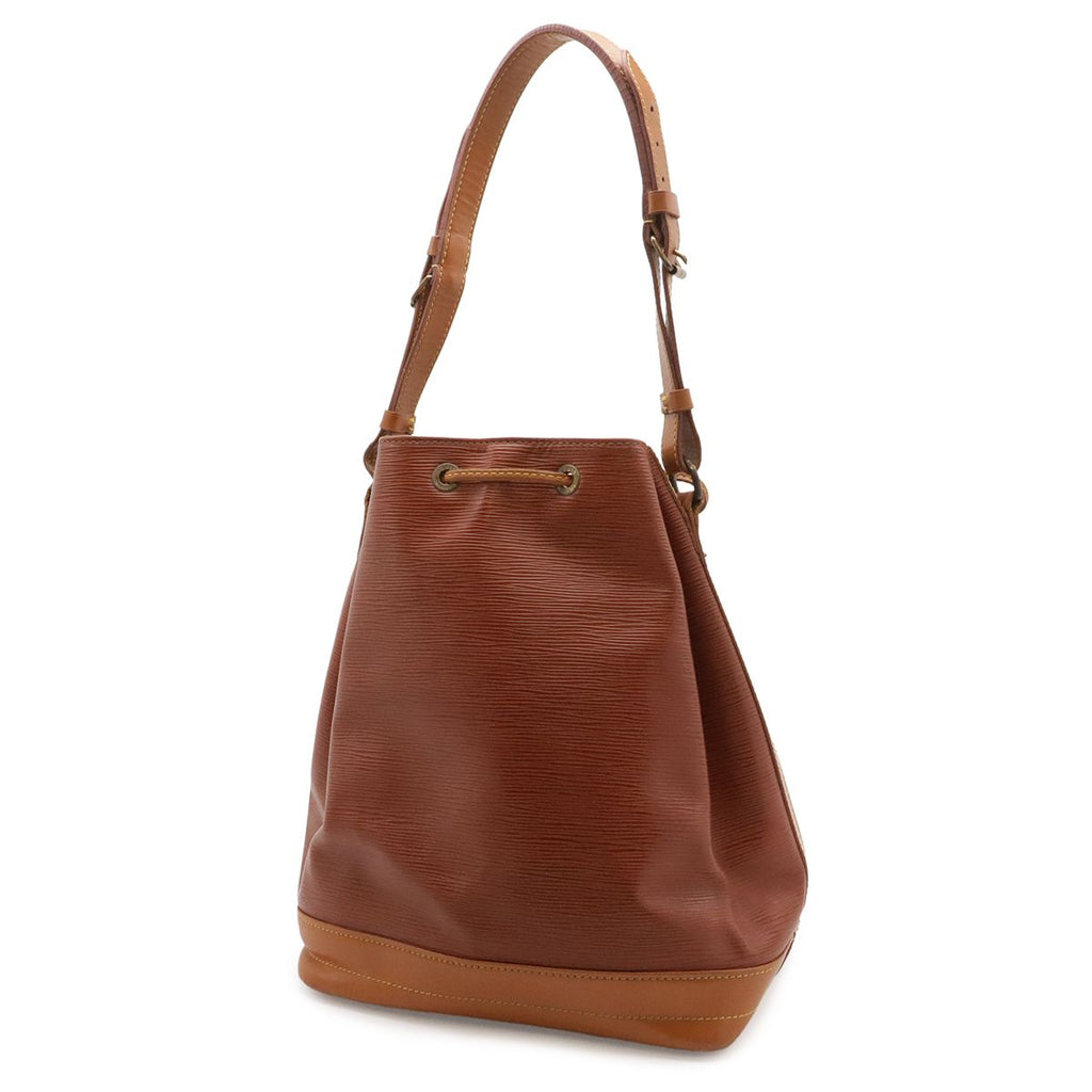 Louis Vuitton Epi Noe Drawstring Shoulder Bag Bicolor Leather Kenya Brown — view 2