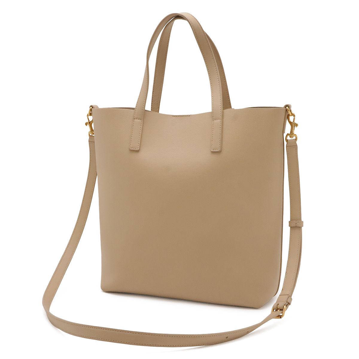 Saint Laurent Paris YSL Toy Shopping Tote 2-Way Shoulder Bag Leather — view 2