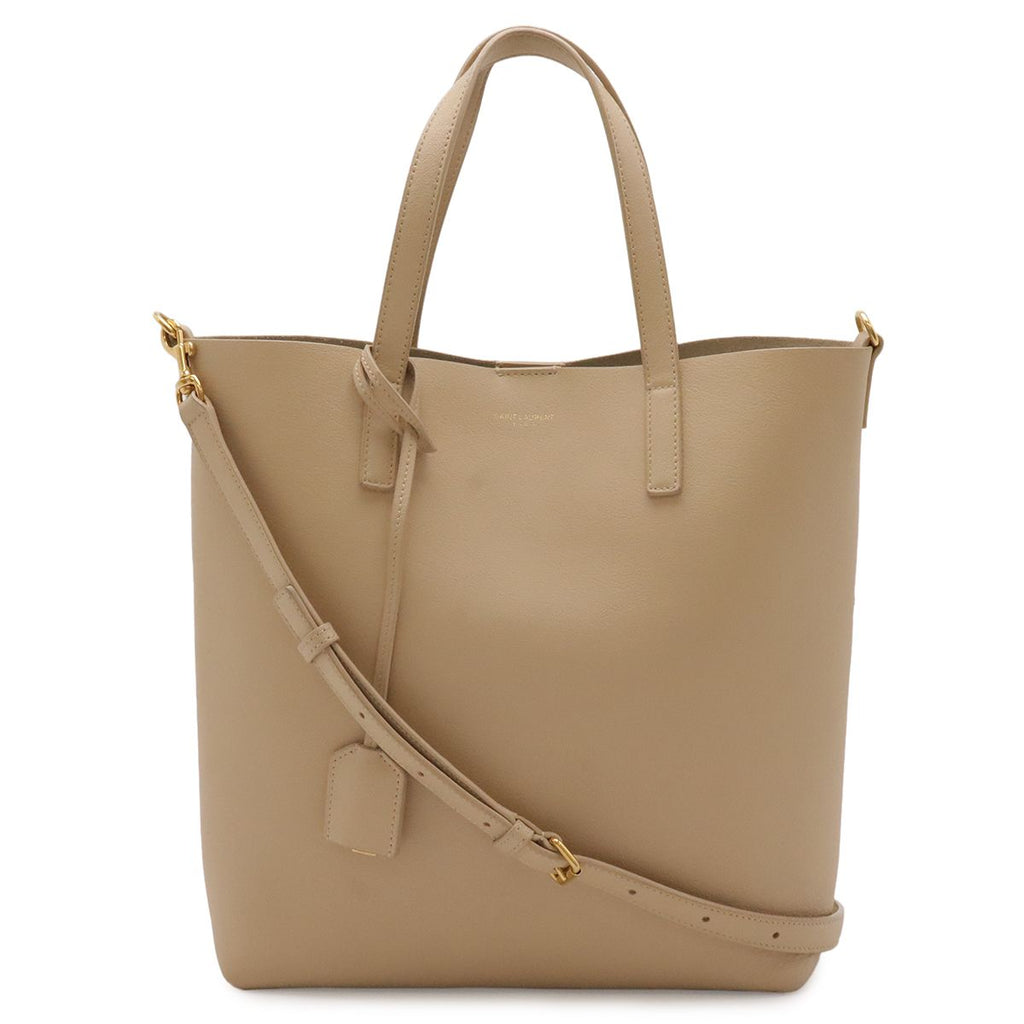 Saint Laurent Paris YSL Toy Shopping Tote 2-Way Shoulder Bag Leather