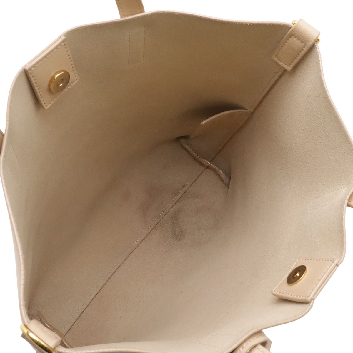 Saint Laurent Paris YSL Toy Shopping Tote 2-Way Shoulder Bag Leather — view 6