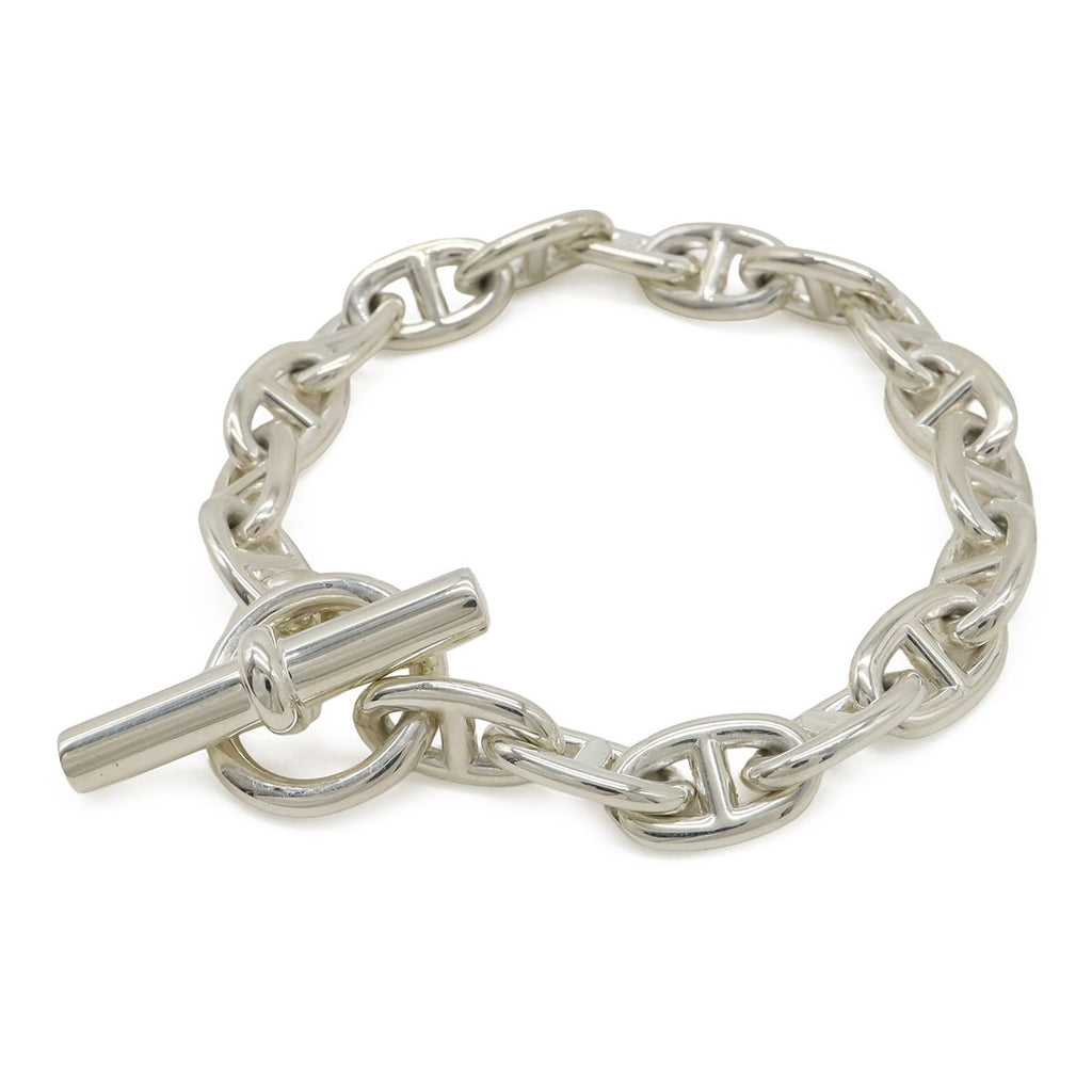 Hermes Chaine D'ancre MM Bracelet Silver