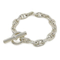 Hermes Chaine D'ancre MM Bracelet Silver
