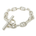 Hermes Chaine D'ancre MM 16 Links Bracelet Silver