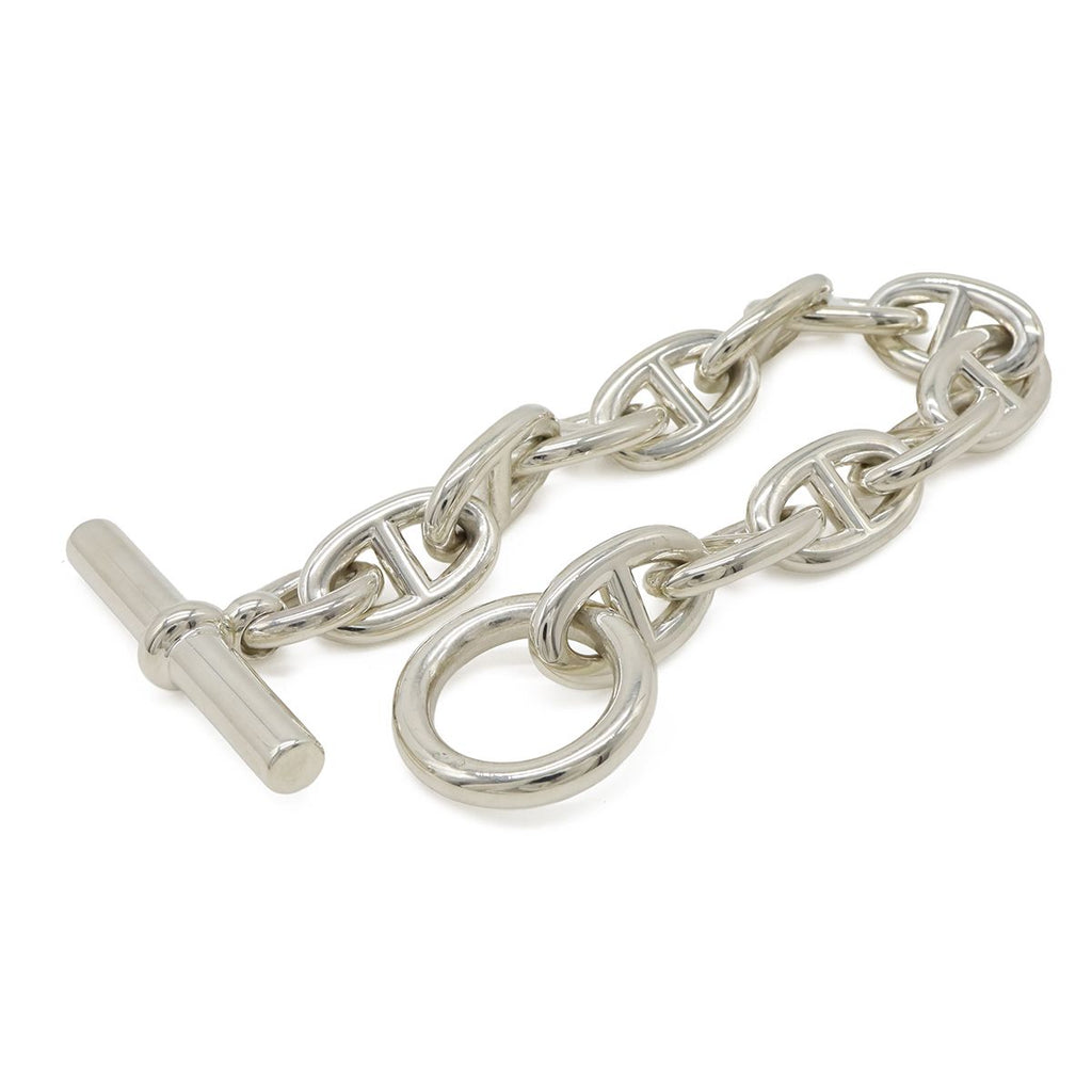 Hermes Chaine D'ancre TGM Bracelet Silver — view 2
