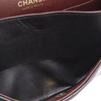 Chanel Quilted 25 CC Logo Chain Shoulder Bag Lambskin Black Gold — view 8