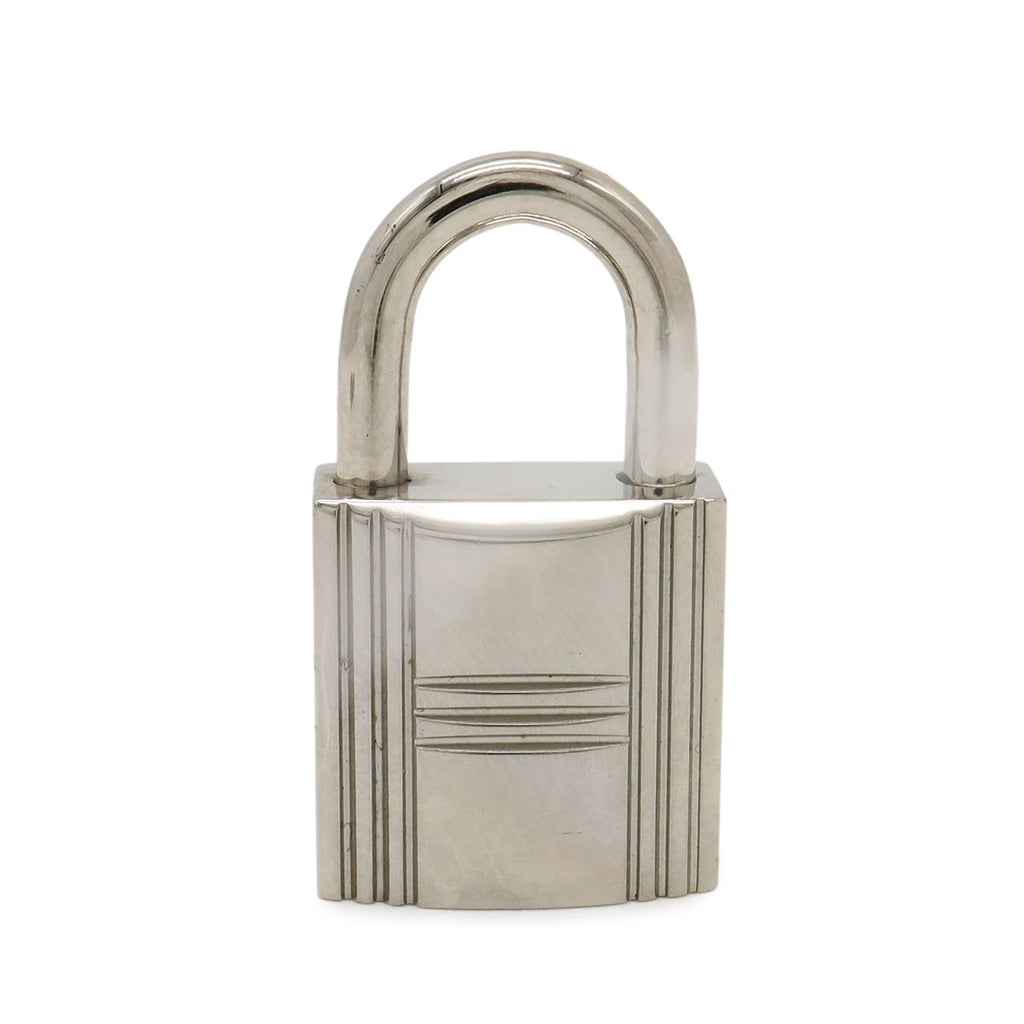 Hermes Cadena Padlock Key with Key Metal Silver — view 2