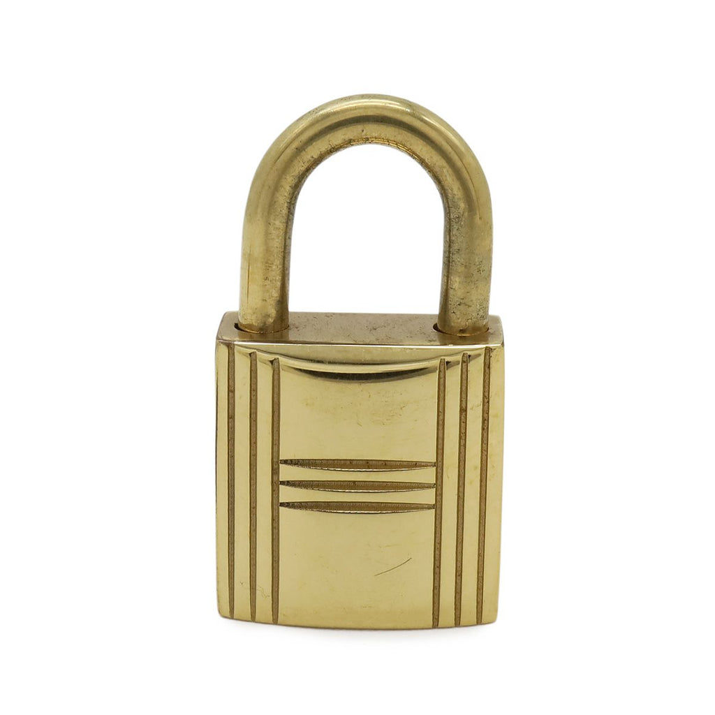 Hermes Cadena Padlock Key with Key Gold Plated — view 2