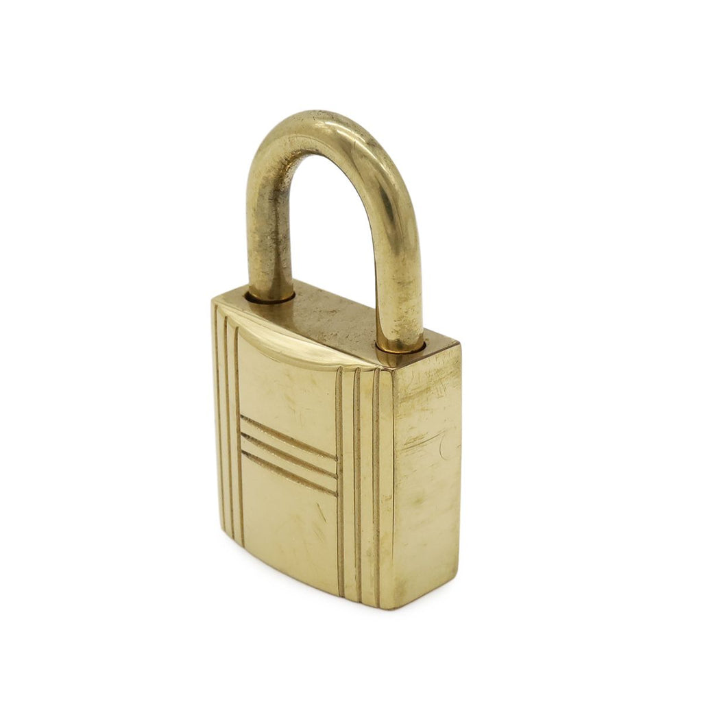 Hermes Cadena Padlock Key with Key Gold Plated — view 3