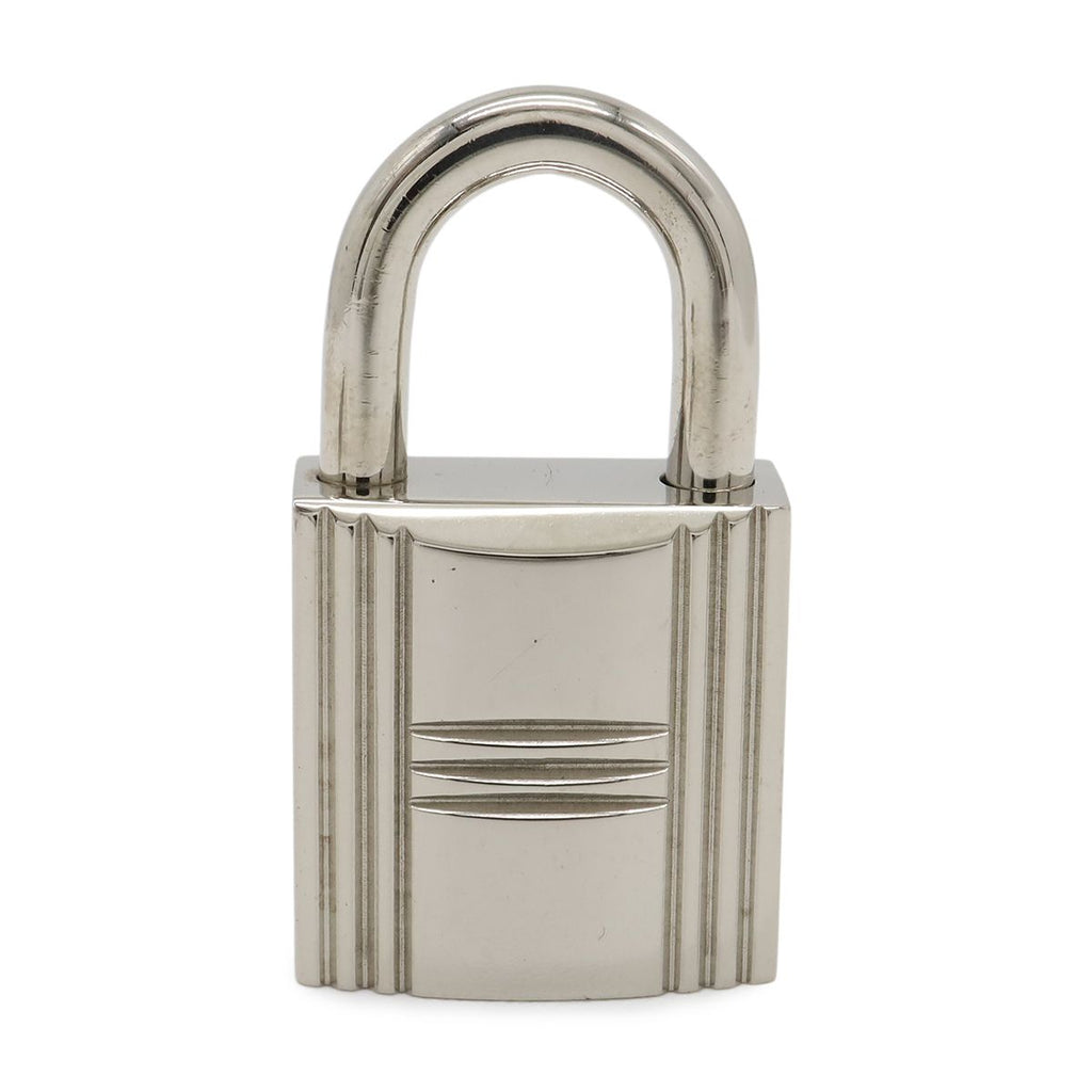 Hermes Cadena Padlock Key with Key Metal Silver — view 2