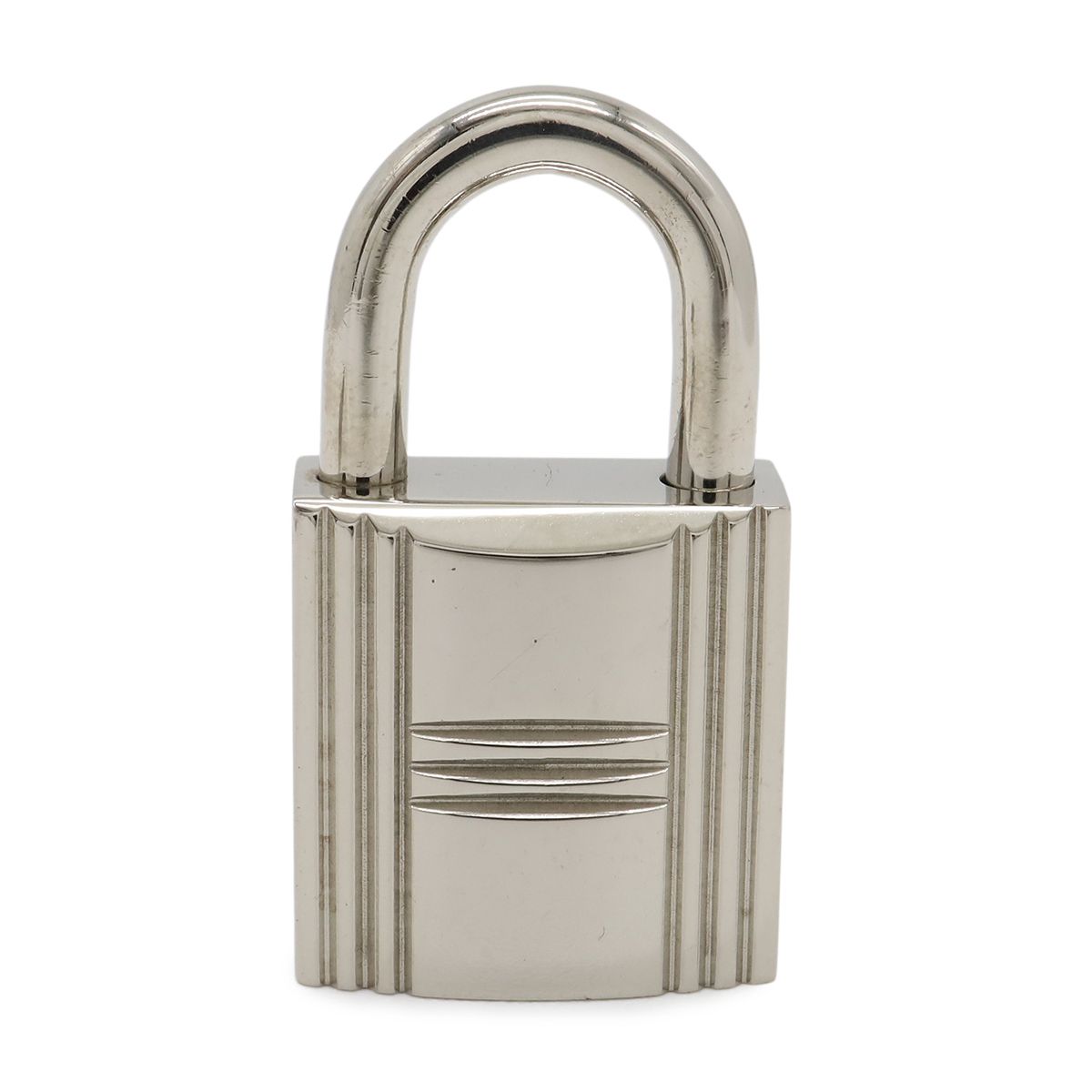 Hermes Cadena Padlock Key with Key Metal Silver — view 2