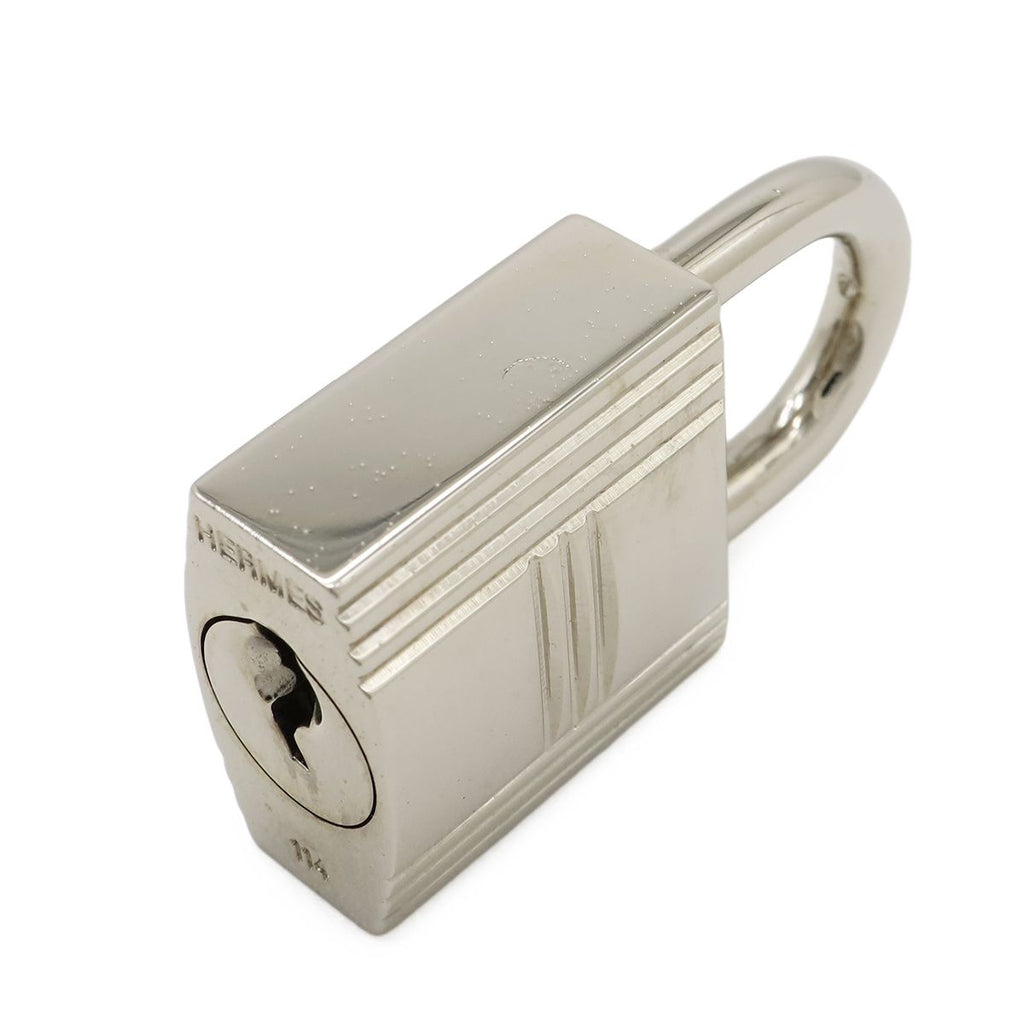 Hermes Cadena Padlock Key with Key Metal Silver — view 5