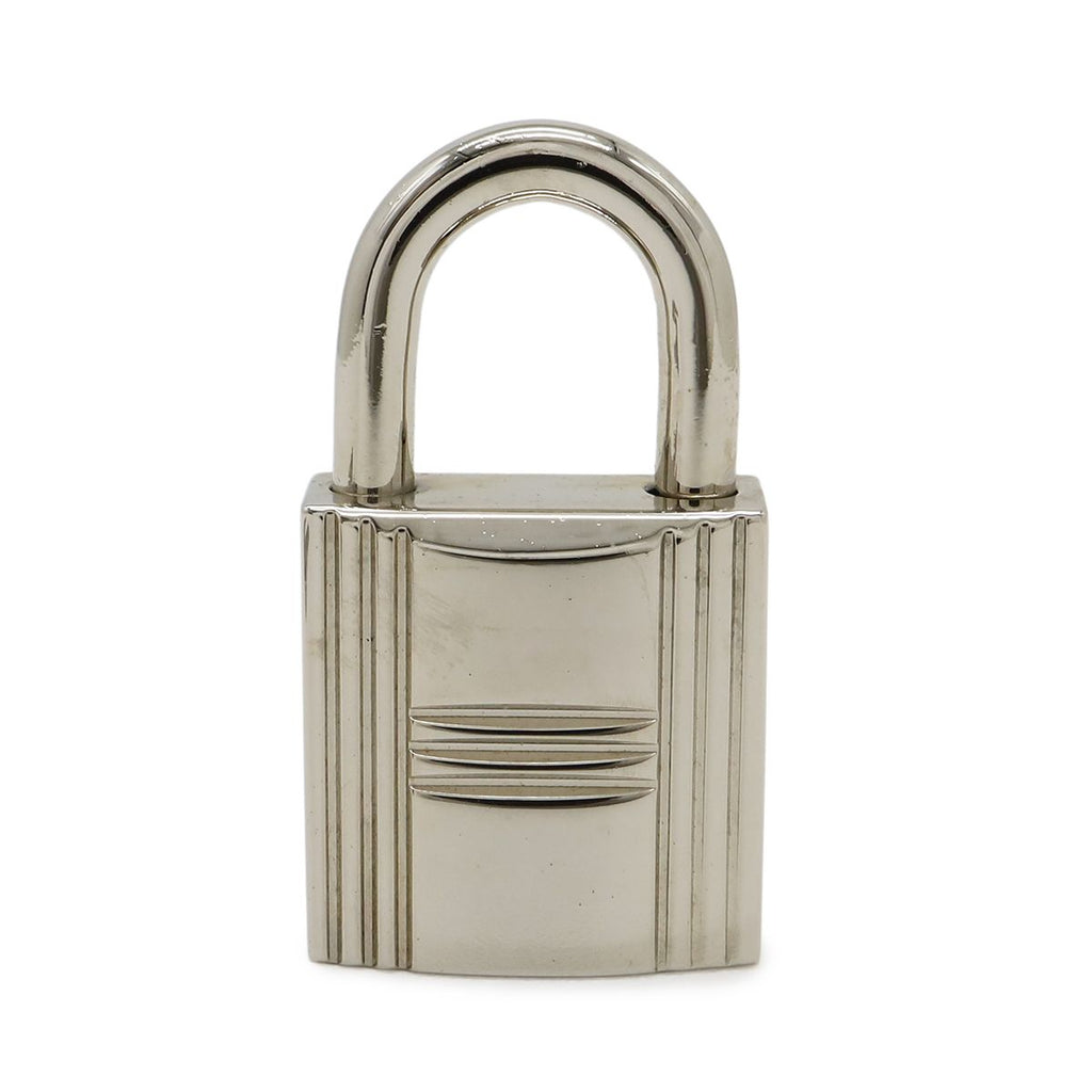 Hermes Cadena Padlock Key with Key Metal Silver — view 2