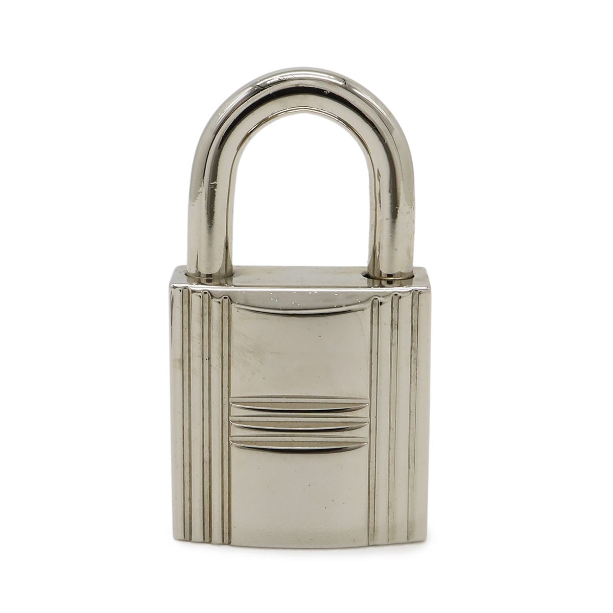 Hermes Cadena Padlock Key with Key Metal Silver — view 2