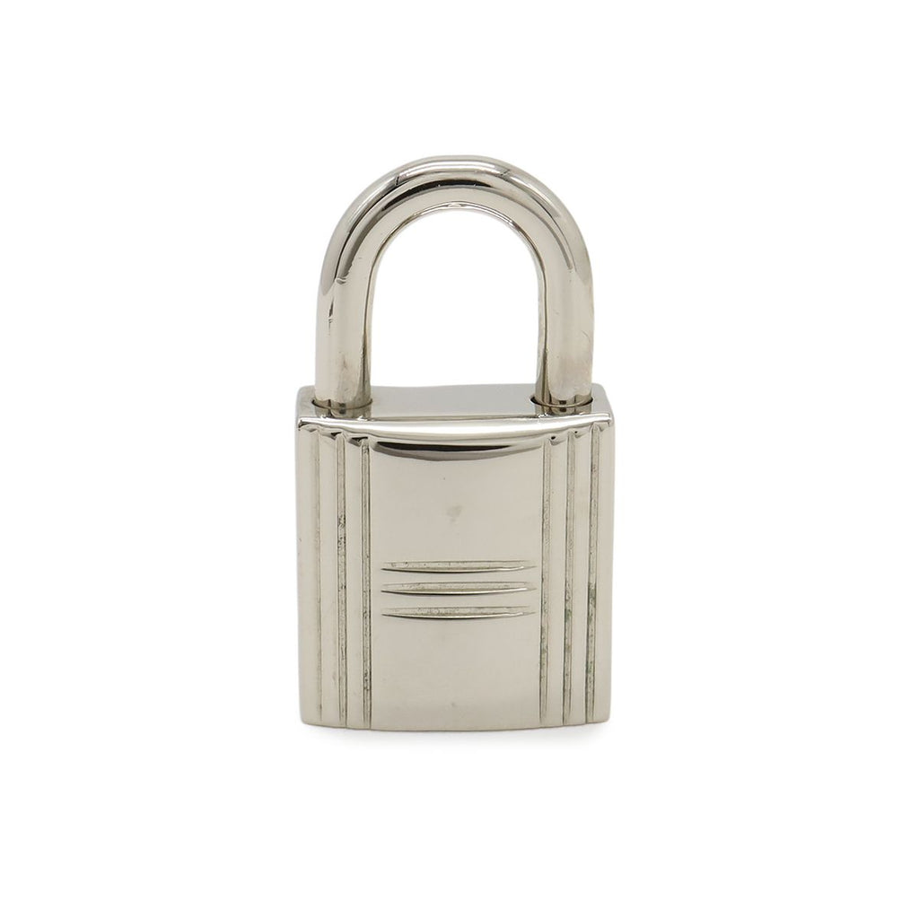 Hermes Cadena Padlock Key with Key Metal Silver — view 2