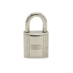 Hermes Cadena Padlock Key with Key Metal Silver — view 2