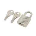 Hermes Cadena Padlock Key with Key Metal Silver