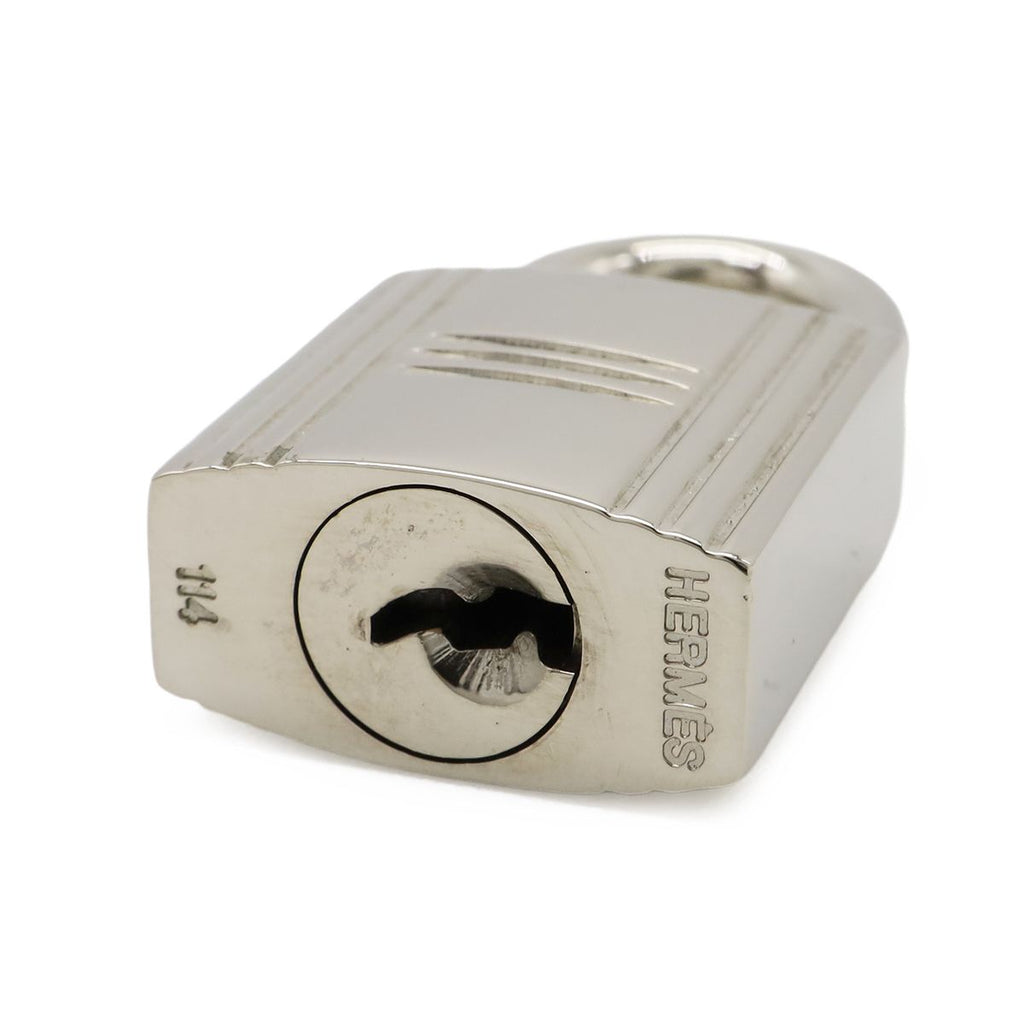 Hermes Cadena Padlock Key with Key Metal Silver — view 4