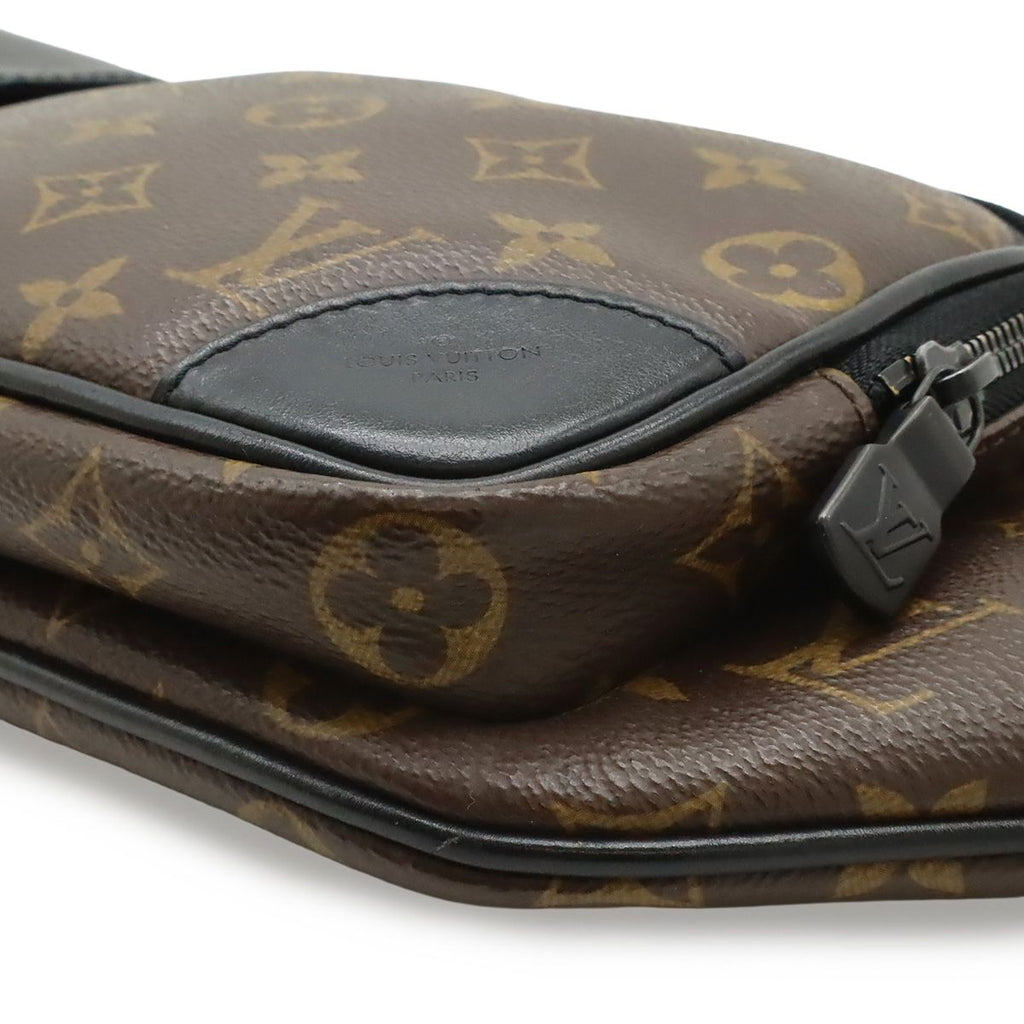 Louis Vuitton Monogram Macassar Christopher Bam Belt — view 3
