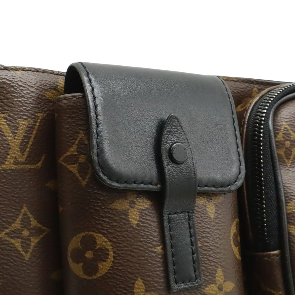 Louis Vuitton Monogram Macassar Christopher Bam Belt — view 9