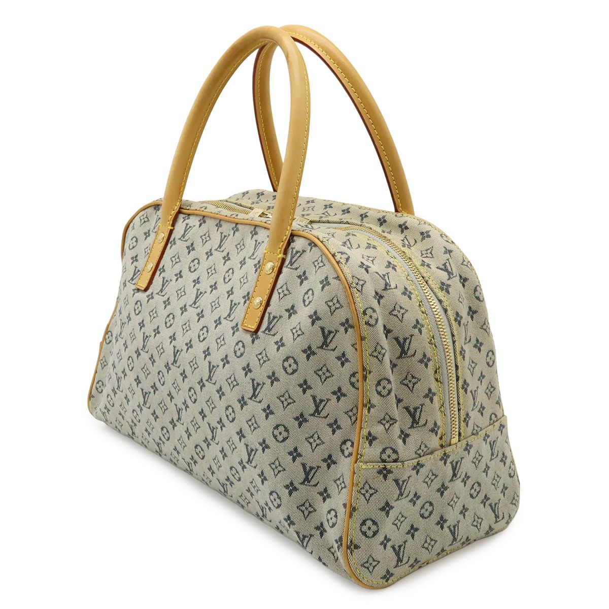 Louis Vuitton Monogram Mini Marie Mini Boston Bag Canvas Blue — view 2