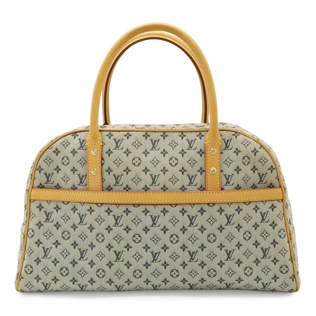 Louis Vuitton Monogram Mini Marie Mini Boston Bag Canvas Blue