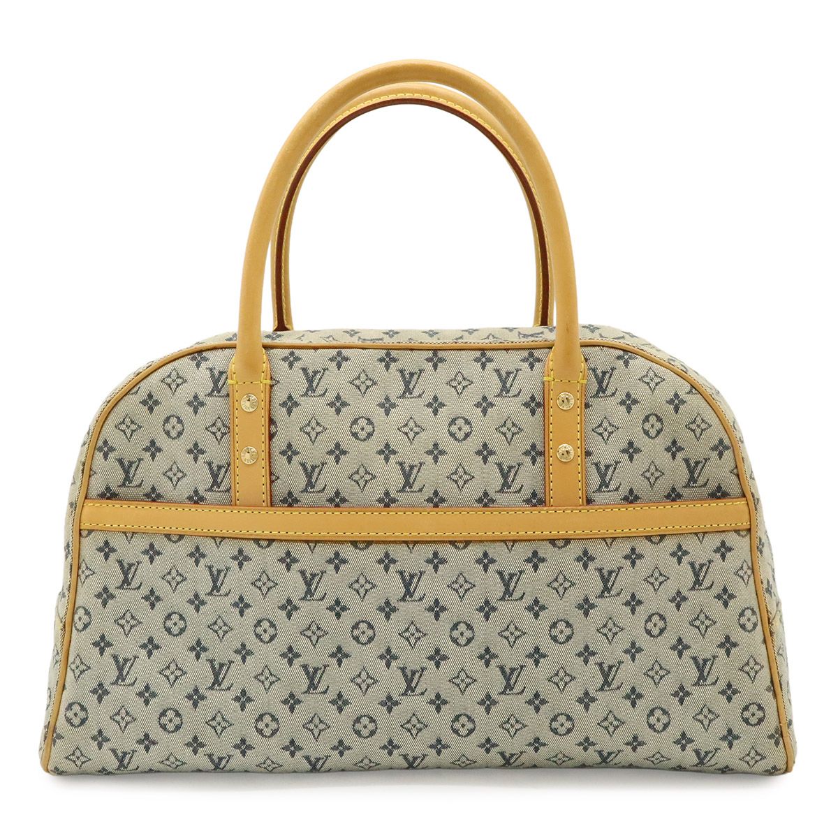 Louis Vuitton Monogram Mini Marie Mini Boston Bag Canvas Blue