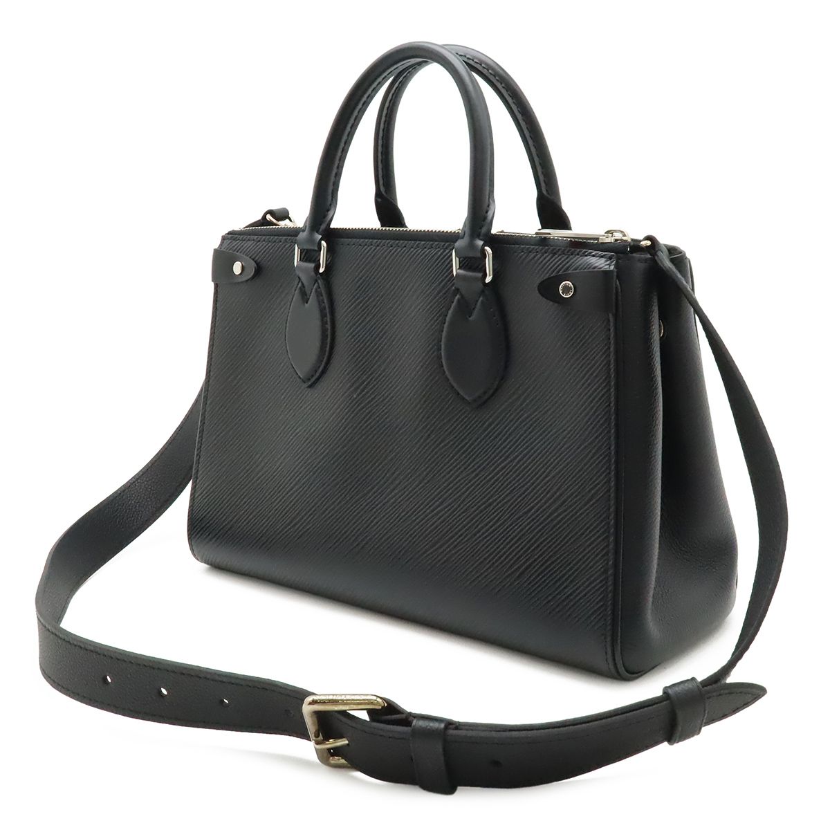 Louis Vuitton Epi Grenelle Tote PM 2-Way Shoulder Bag Leather Noir Black — view 2