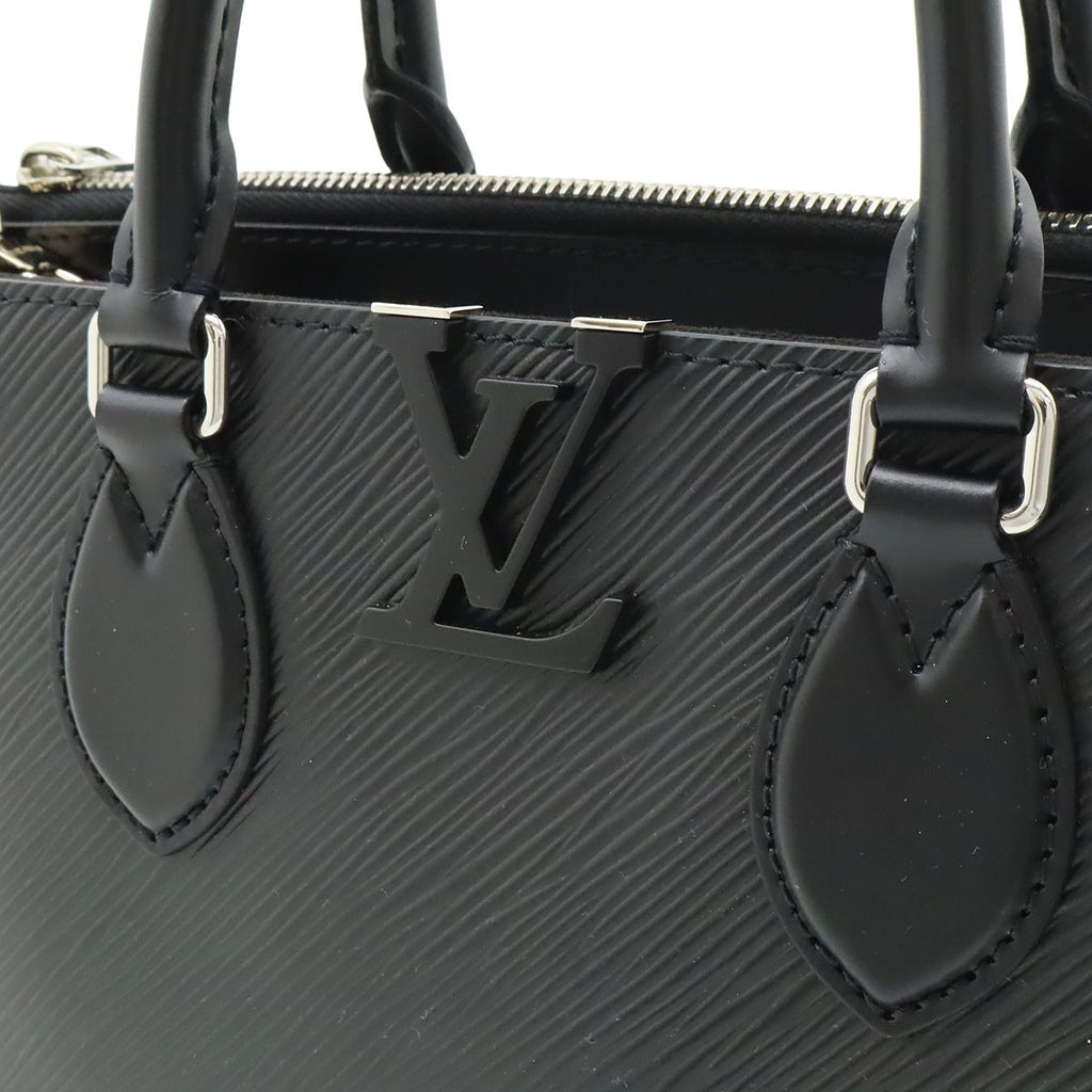 Louis Vuitton Epi Grenelle Tote PM 2-Way Shoulder Bag Leather Noir Black — view 9