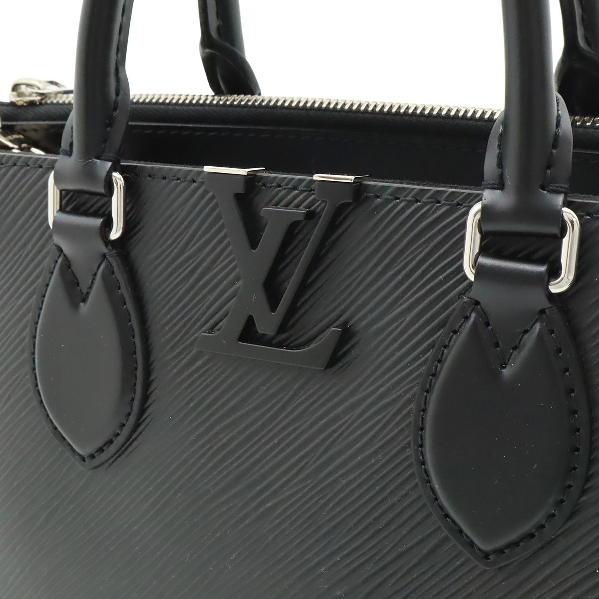 Louis Vuitton Epi Grenelle Tote PM 2-Way Shoulder Bag Leather Noir Black — view 9