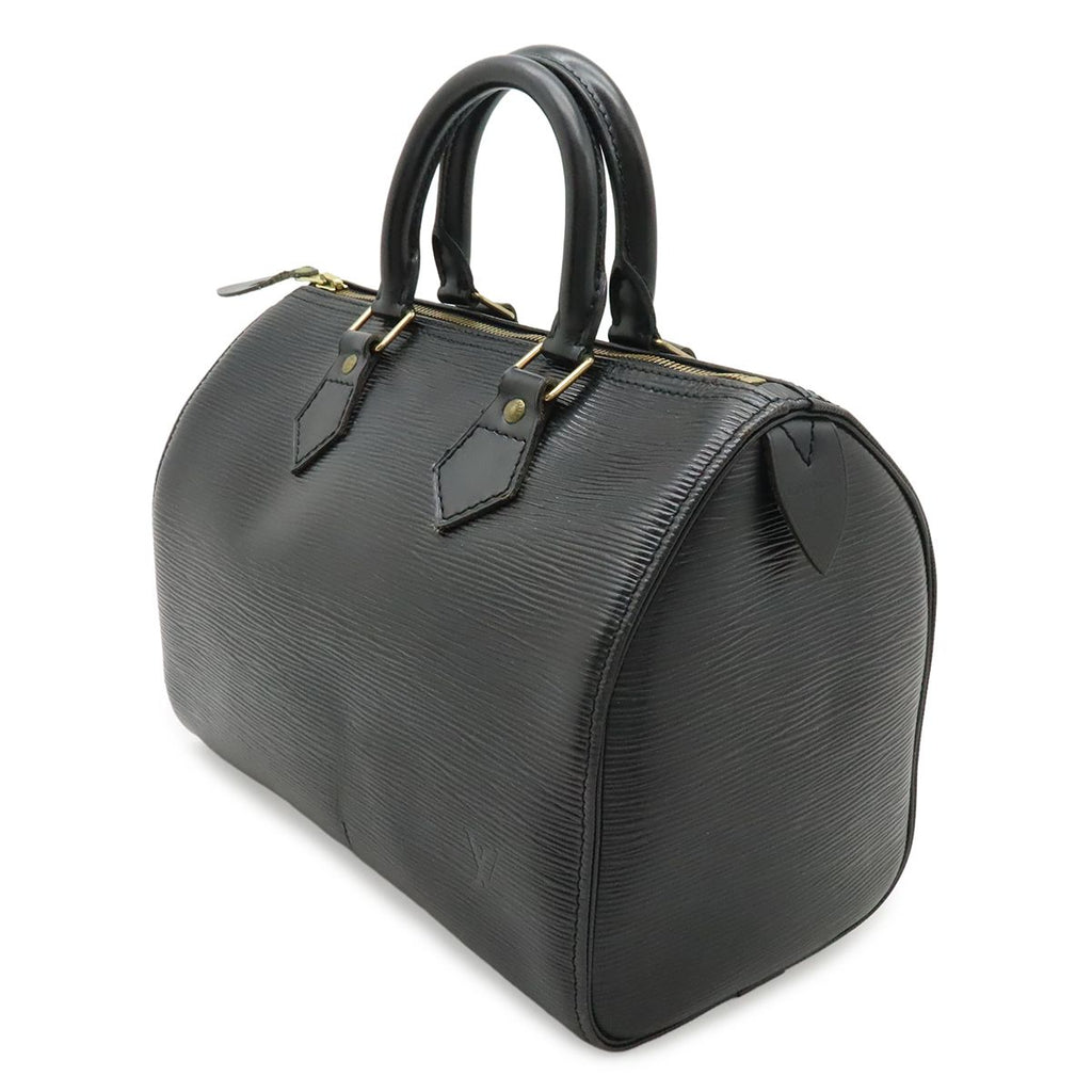 Louis Vuitton Epi Speedy 25 Mini Boston Bag Noir Black Gold — view 2