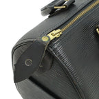 Louis Vuitton Epi Speedy 25 Mini Boston Bag Noir Black Gold — view 5