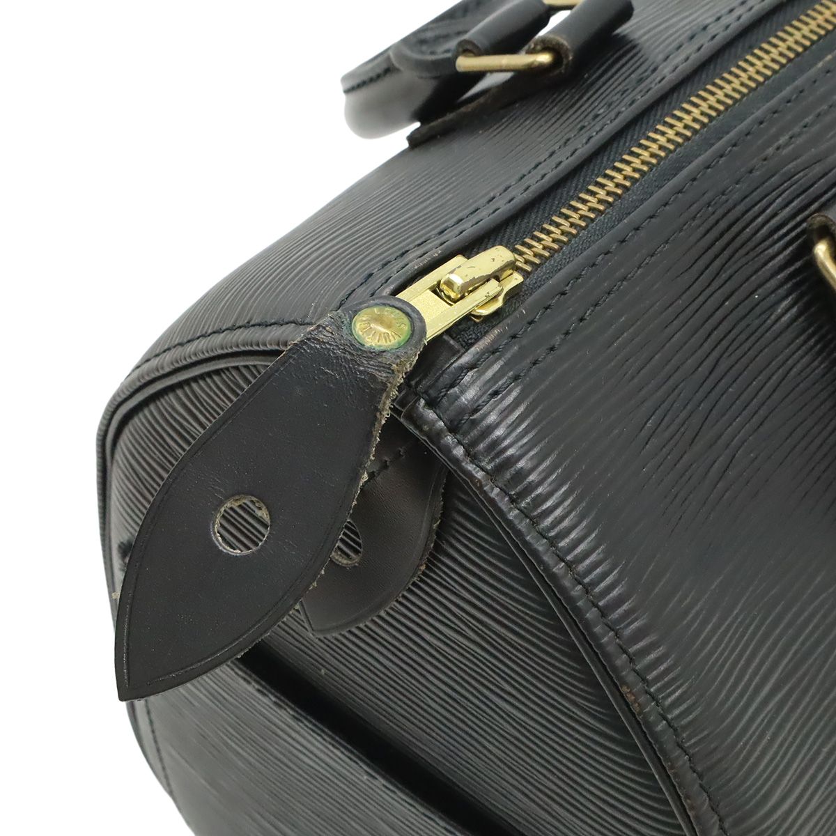 Louis Vuitton Epi Speedy 25 Mini Boston Bag Noir Black Gold — view 5