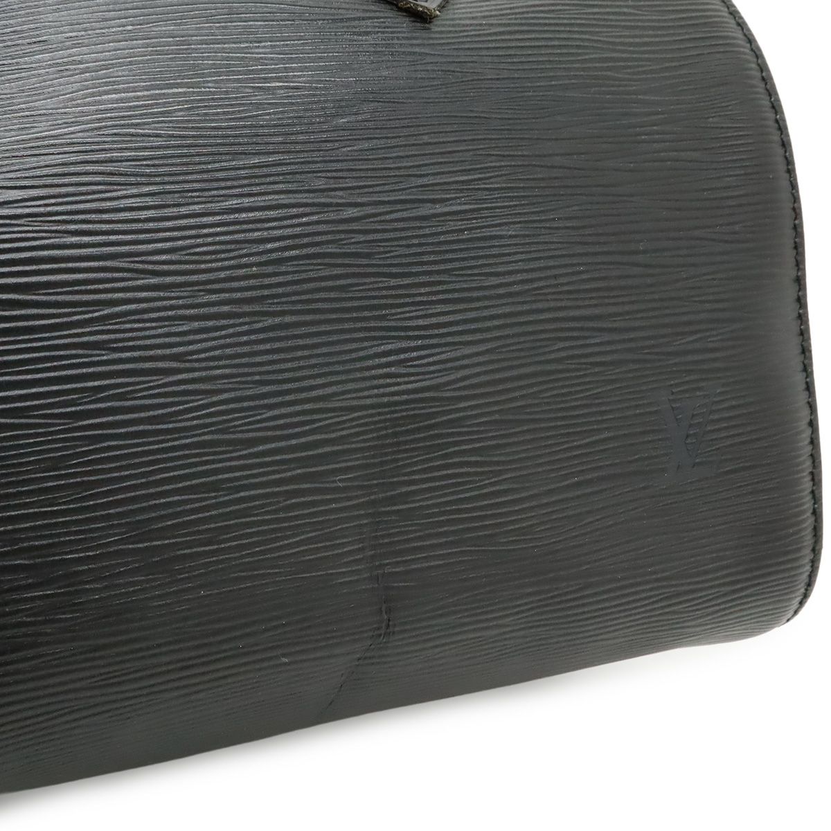 Louis Vuitton Epi Speedy 25 Mini Boston Bag Noir Black Gold — view 9
