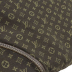 Louis Vuitton Monogram Mini Lin Manon MM Shoulder Bag Semi Ebene Brown — view 8