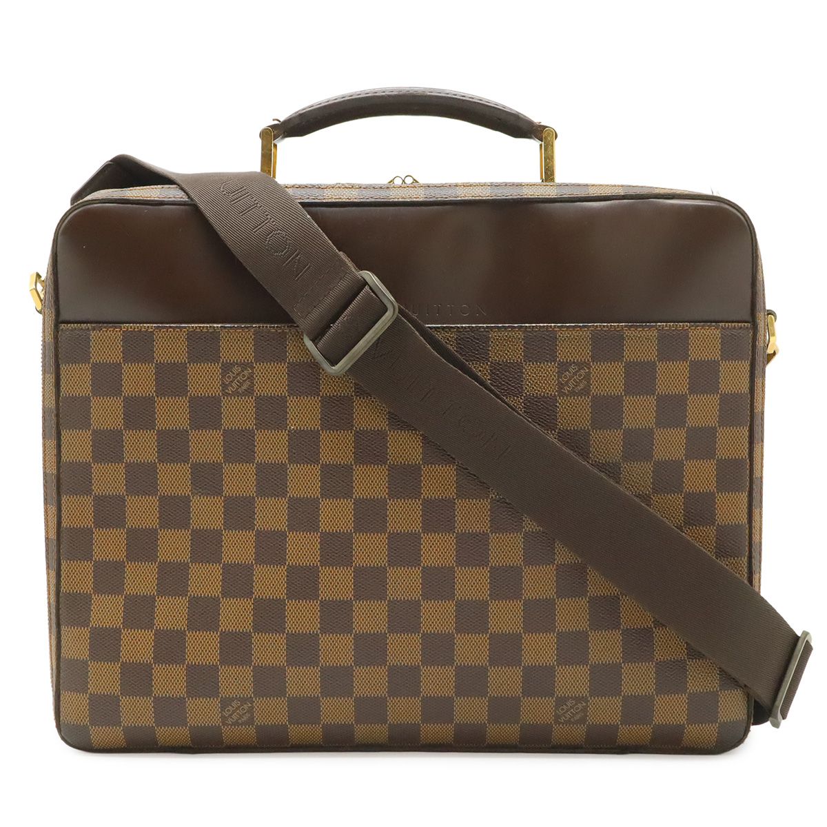 Louis Vuitton Damier Porte Ordina Tour Savana Business PC Case 2-Way Shoulder