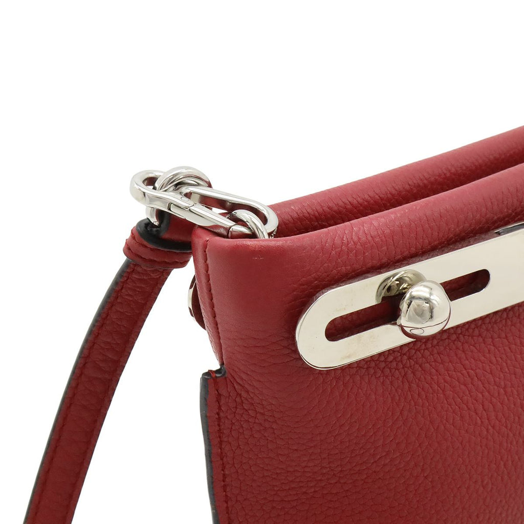 Loewe Anagram Missy Small Clutch 2-Way Shoulder Bag Crossbody Leather Pink — view 7