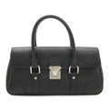 Louis Vuitton Epi Segur PM Handbag Leather Noir Black Silver