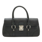 Louis Vuitton Epi Segur PM Handbag Leather Noir Black Silver