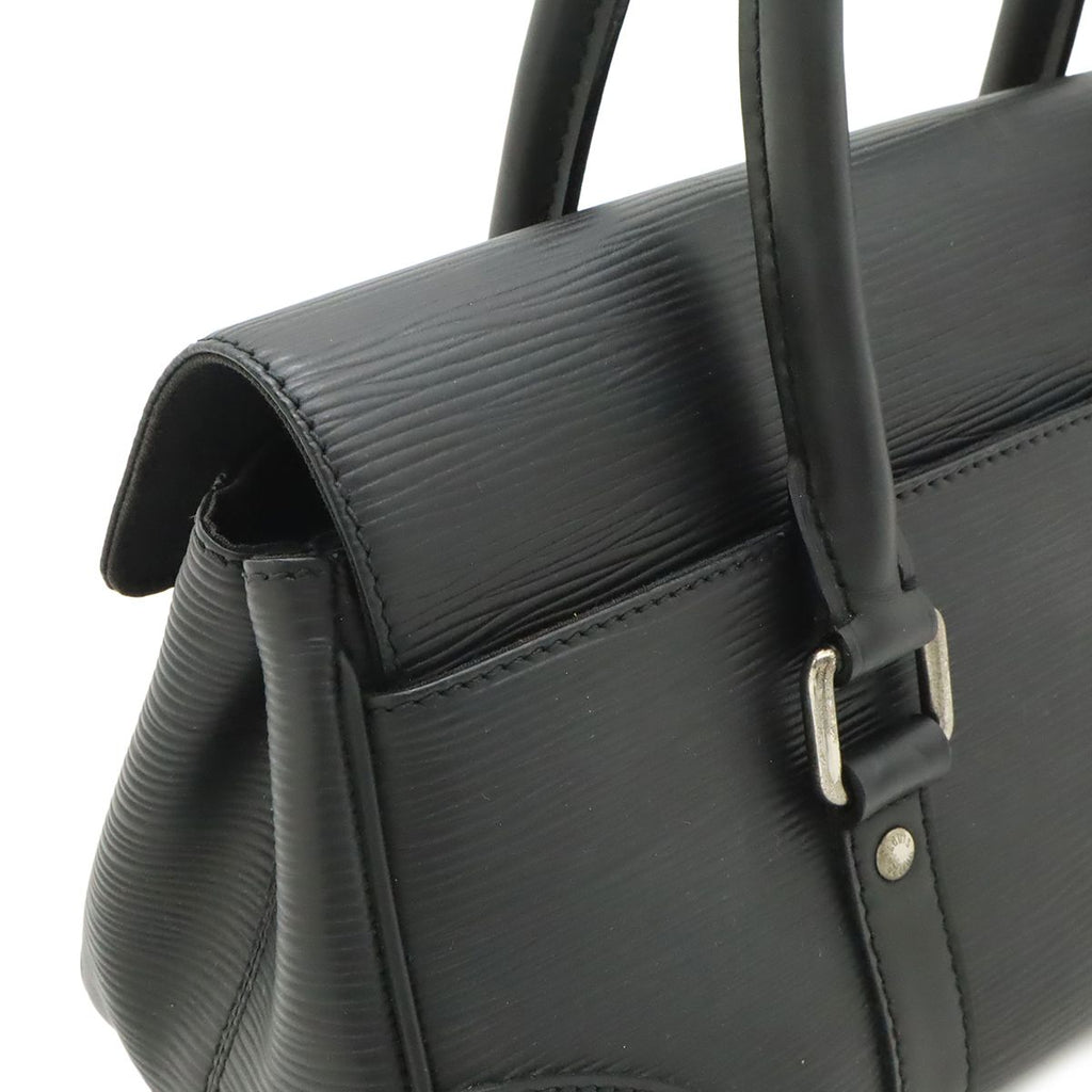 Louis Vuitton Epi Segur PM Handbag Leather Noir Black Silver — view 4