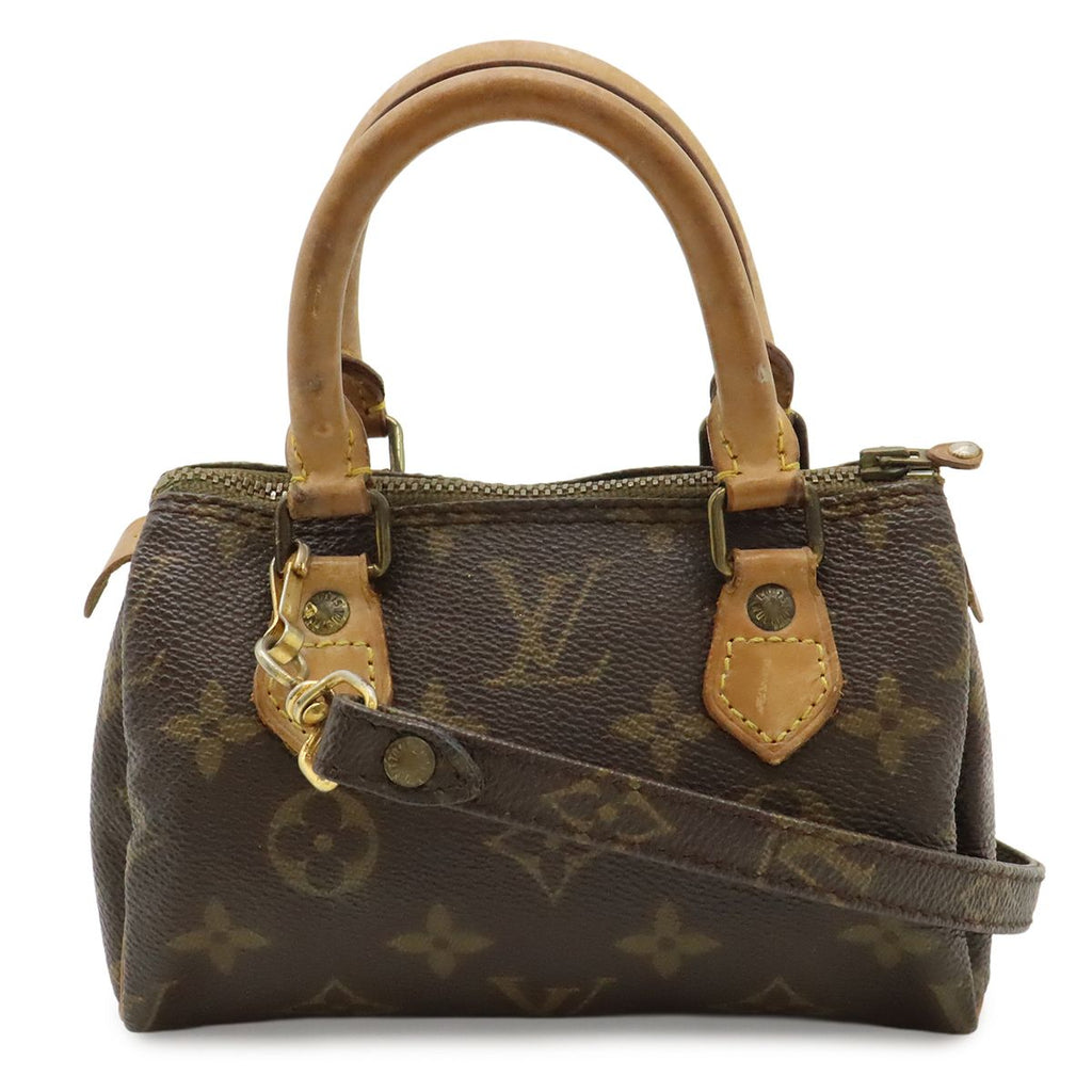 Louis Vuitton Monogram Mini Speedy Mini Bag Pouch Case 2-Way