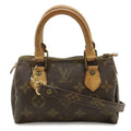 Louis Vuitton Monogram Mini Speedy Mini Bag Pouch Case 2-Way