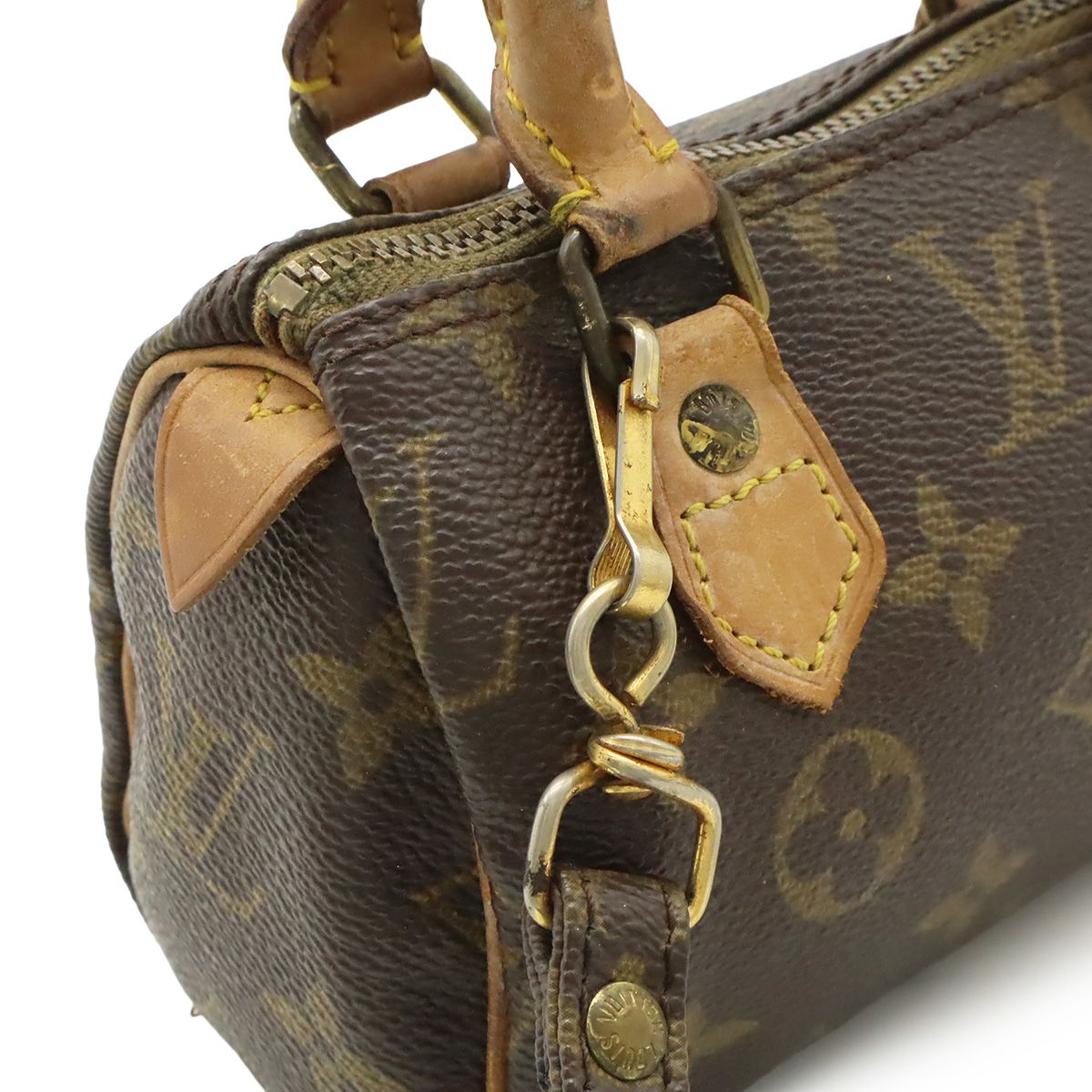 Louis Vuitton Monogram Mini Speedy Mini Bag Pouch Case 2-Way — view 5