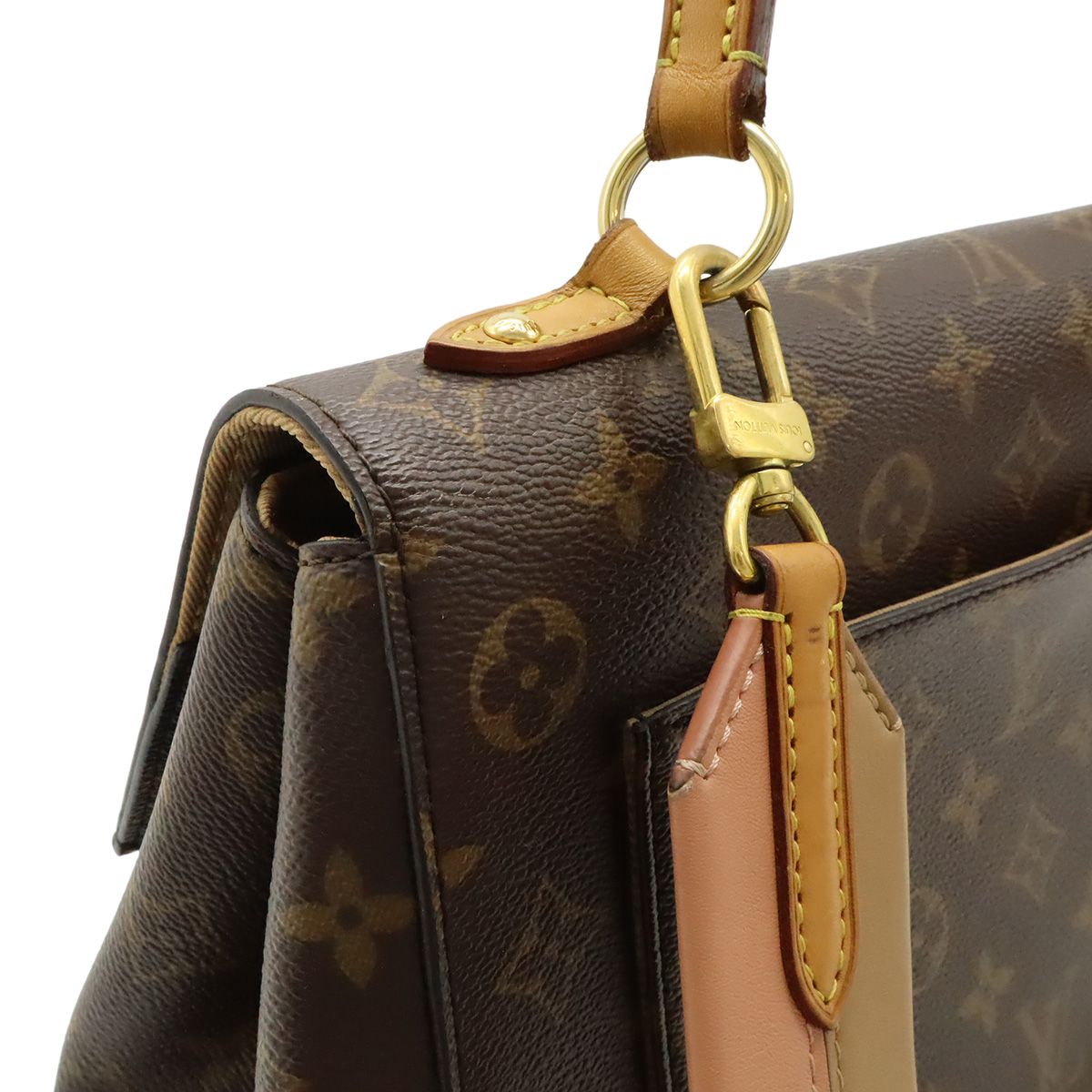 Louis Vuitton Monogram Cluny Mm 2-Way Shoulder Bag Sesame Salmon Pink — view 5