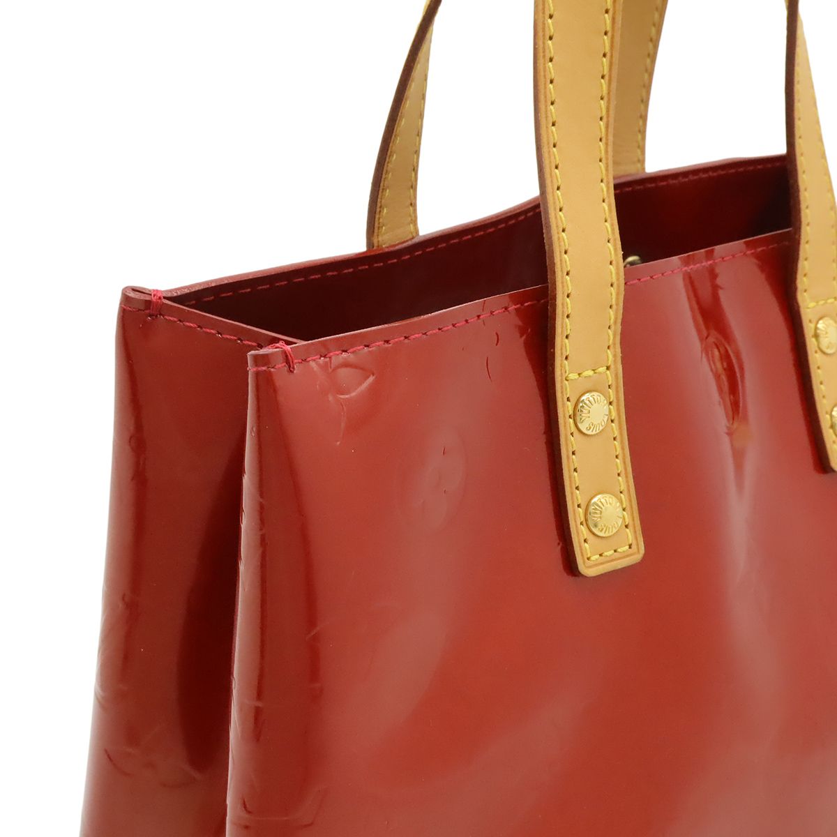 Louis Vuitton Monogram Vernis Reed PM Handbag Mini Tote Patent Leather Enamel — view 6
