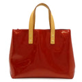 Louis Vuitton Monogram Vernis Reed PM Handbag Mini Tote Patent Leather Enamel