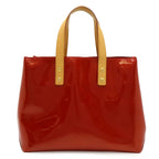 Louis Vuitton Monogram Vernis Reed PM Handbag Mini Tote Patent Leather Enamel